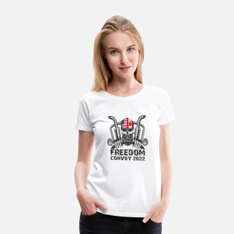 Usa American Flag Canada Flag Truckers Freedom