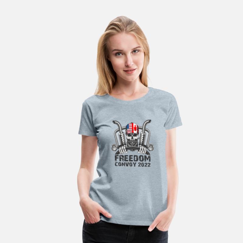Usa American Flag Canada Flag Truckers Freedom