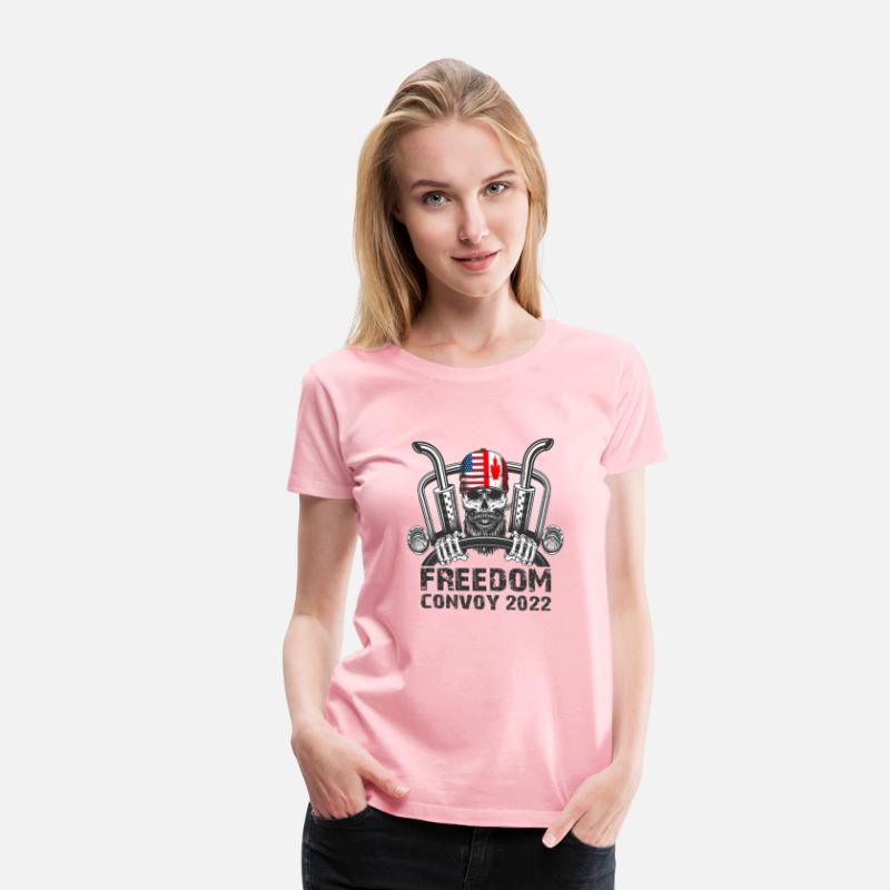Usa American Flag Canada Flag Truckers Freedom