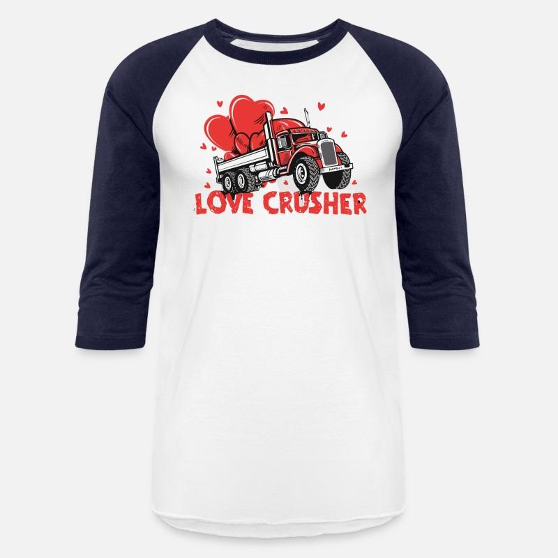 Valentine trucker retro cartoon funny design