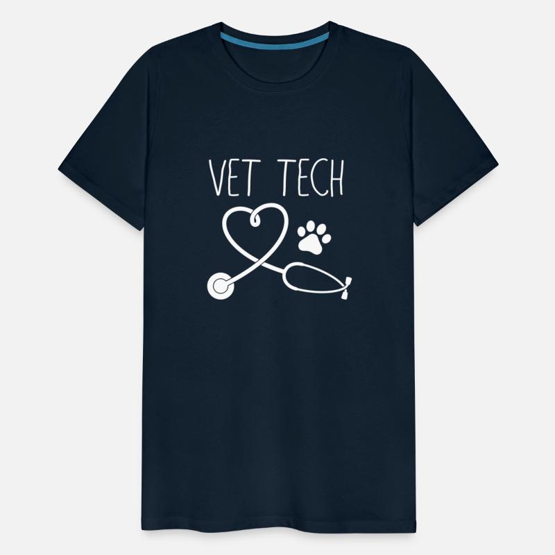 Vet Tech Love Animal Love Care Paw Print