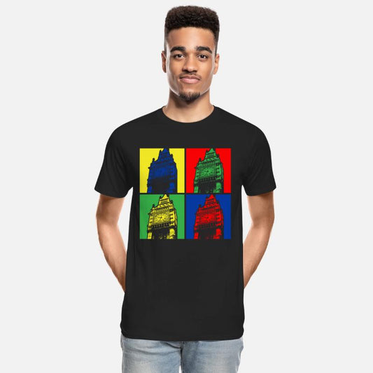 Vibrant Big Ben Quartet London Pop Color