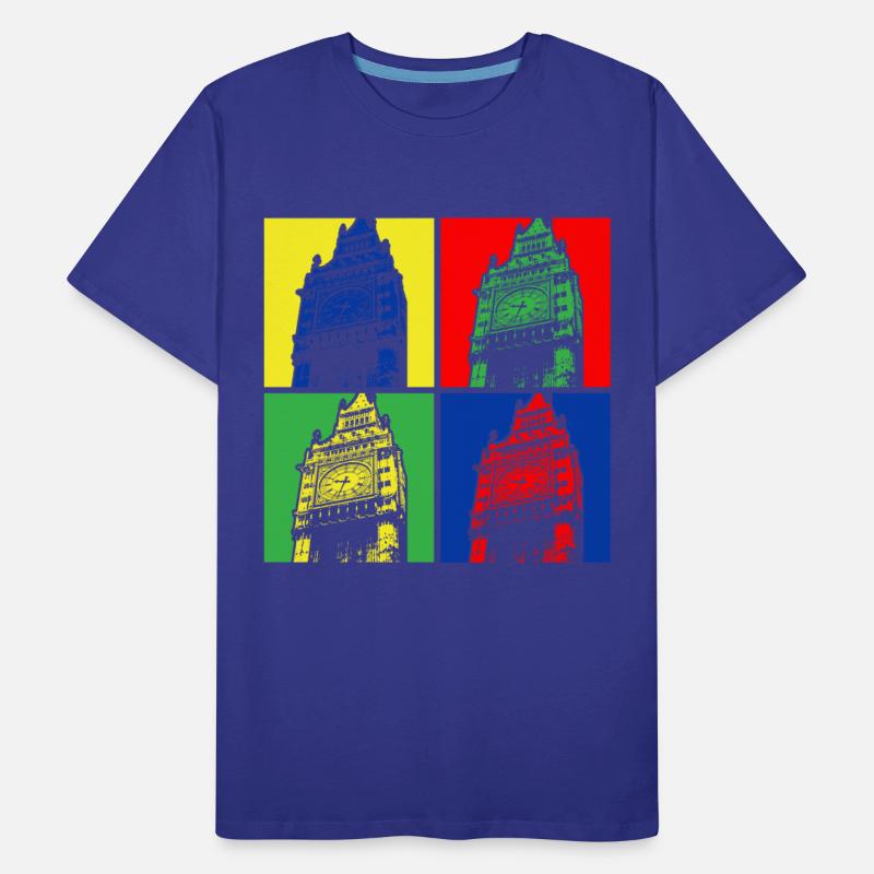 Vibrant Big Ben Quartet London Pop Color