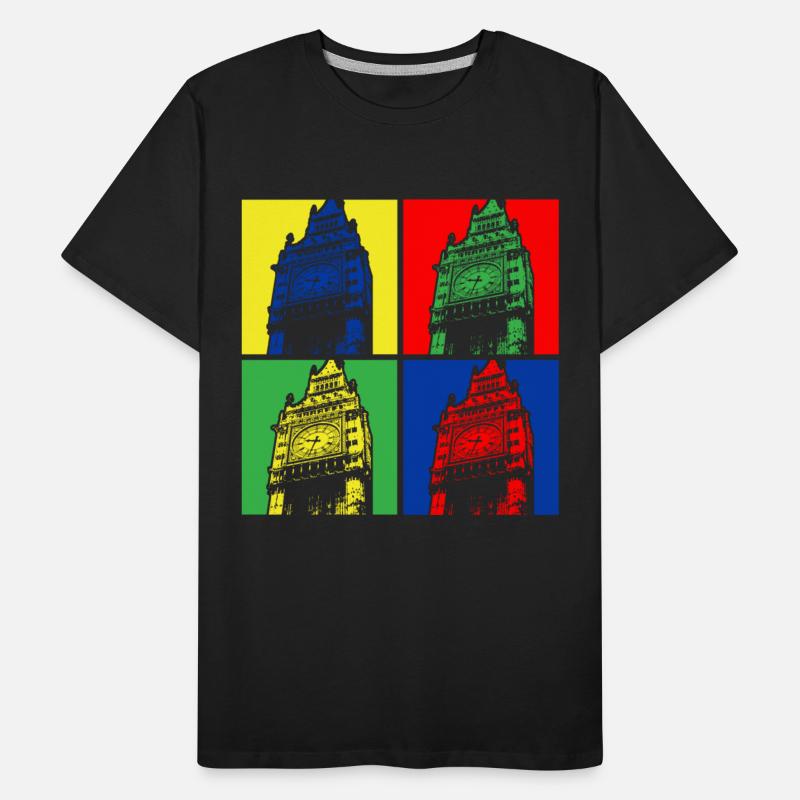 Vibrant Big Ben Quartet London Pop Color