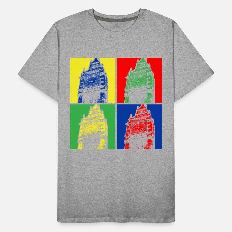 Vibrant Big Ben Quartet London Pop Color