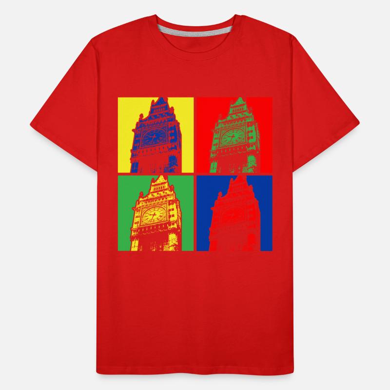 Vibrant Big Ben Quartet London Pop Color