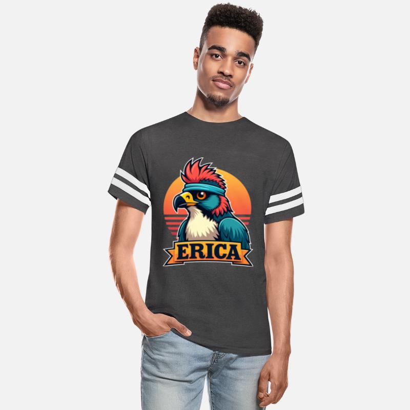 Vibrant Eagle with Americana Flair