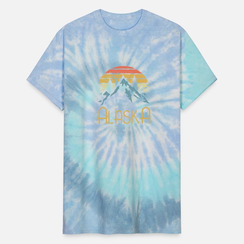 Vintage Ak Alaska Mountains Outdoor Adventure Swea