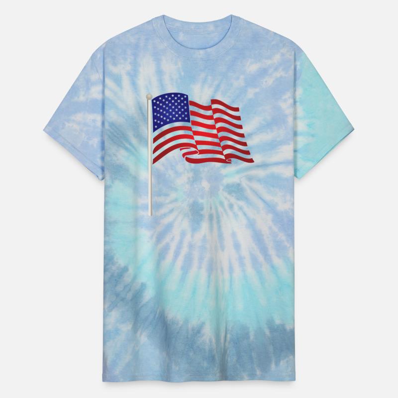 Vintage American Flag Illustration