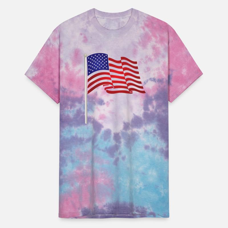 Vintage American Flag Illustration