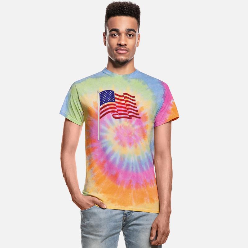Vintage American Flag Illustration