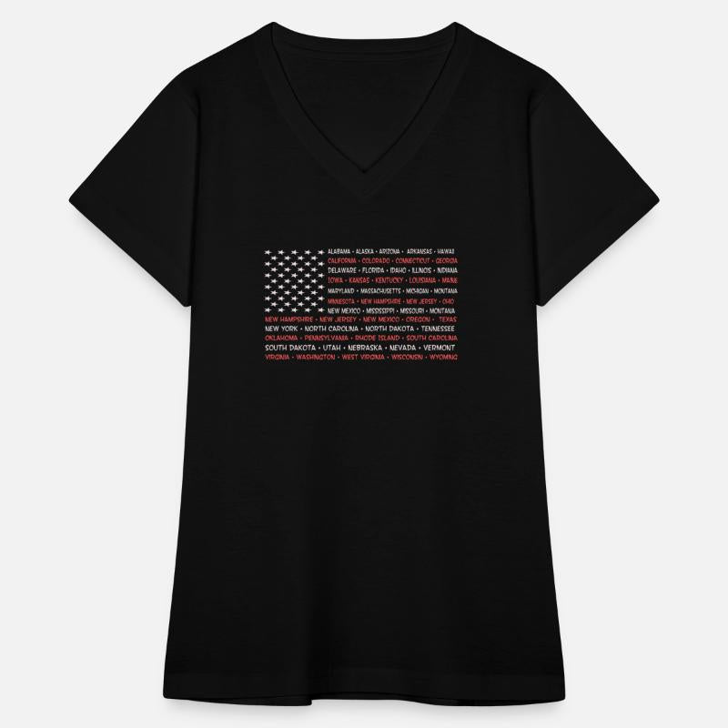 Vintage American Flag State Word Art, Patriot