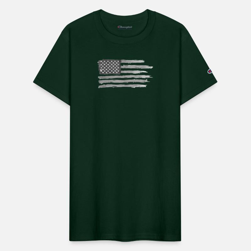 Vintage Distressed American Flag Design