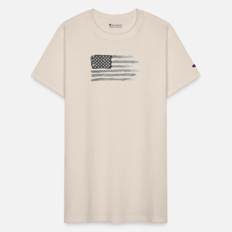 Vintage Distressed American Flag Design