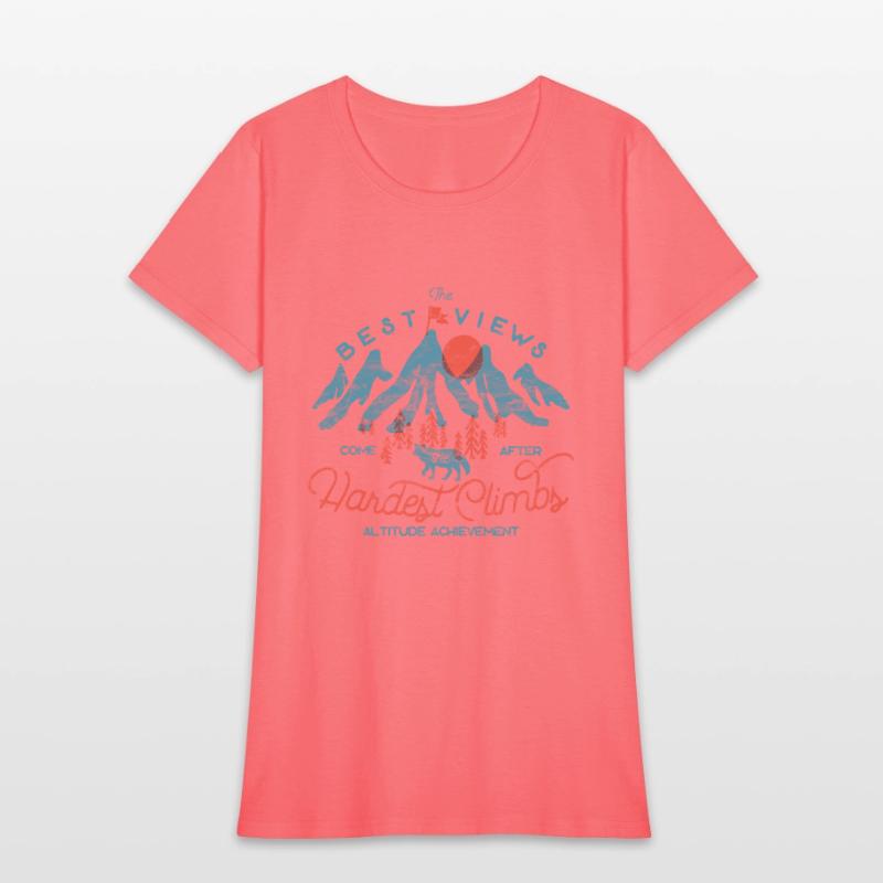 Vintage Mountain Wolf Climbing Hiking Outdoors
