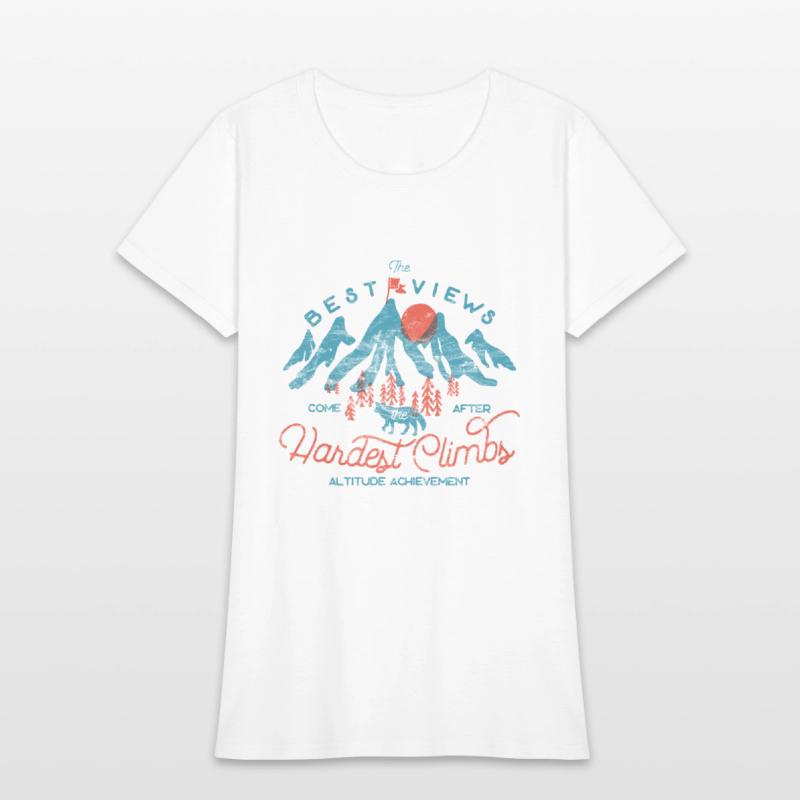 Vintage Mountain Wolf Climbing Hiking Outdoors