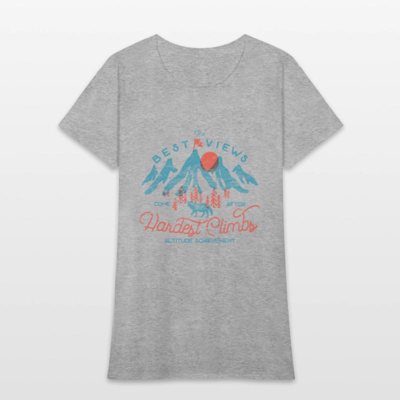 Vintage Mountain Wolf Climbing Hiking Outdoors