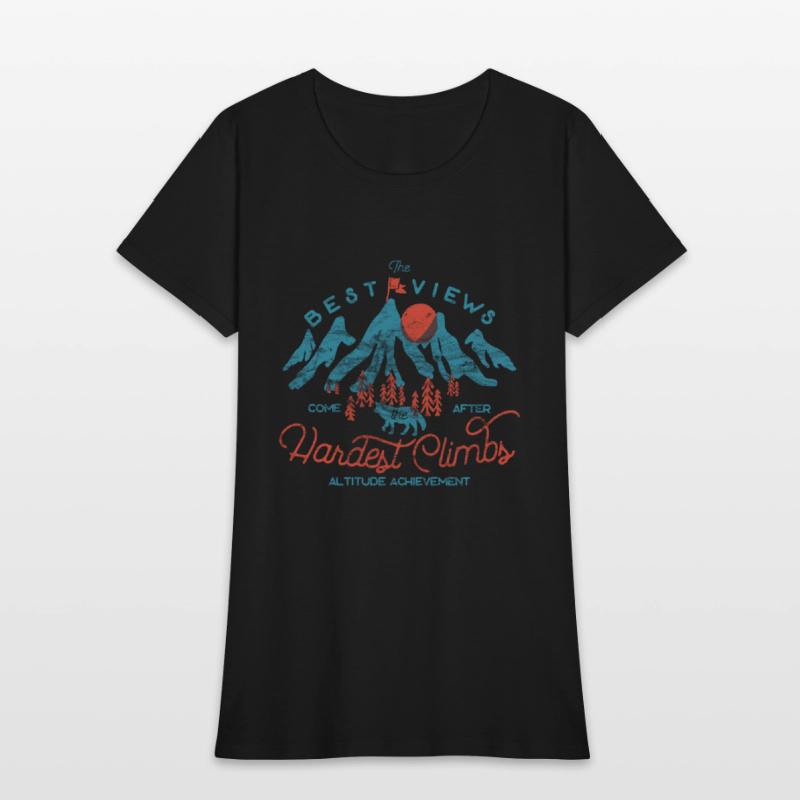 Vintage Mountain Wolf Climbing Hiking Outdoors
