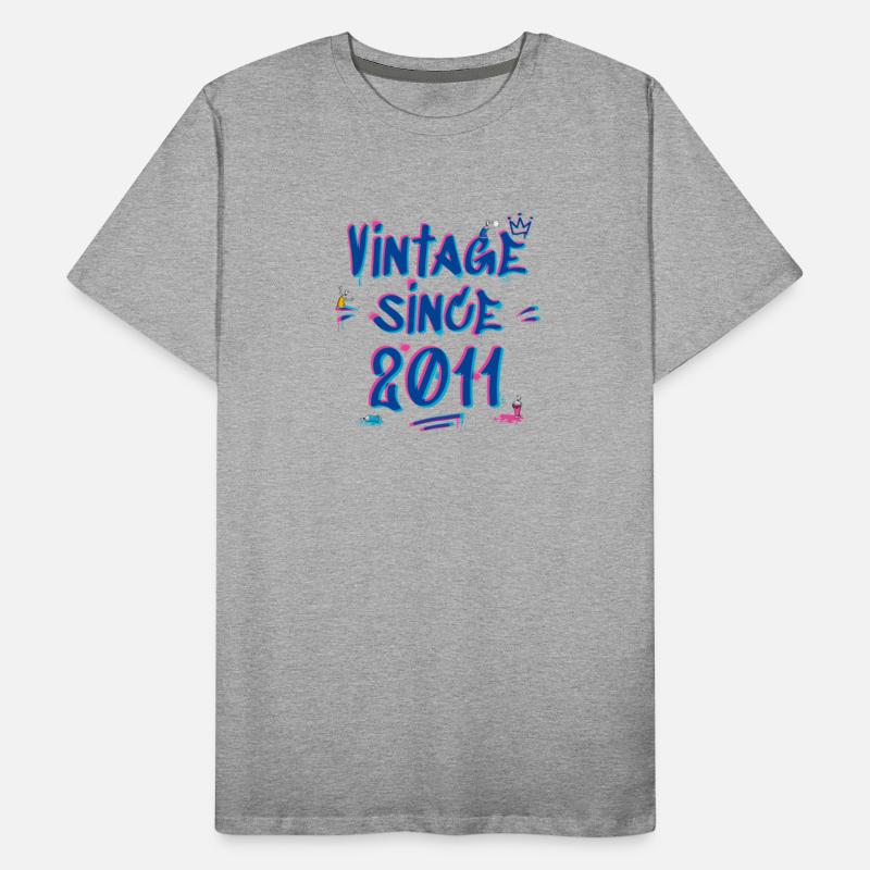 Vintage Since 2011 Graffiti Glitch 14th Bday Vibes