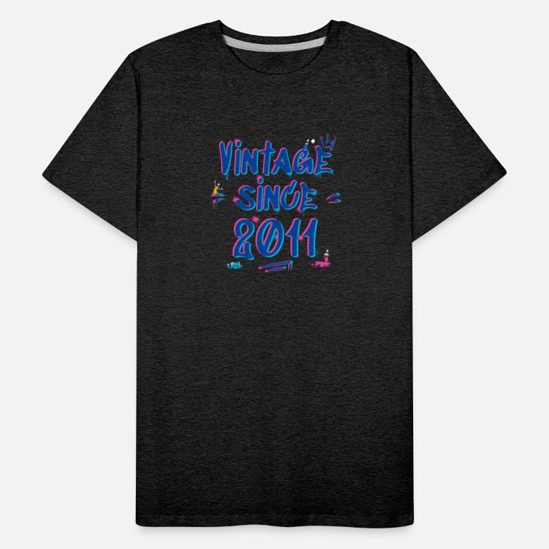 Vintage Since 2011 Graffiti Glitch 14th Bday Vibes