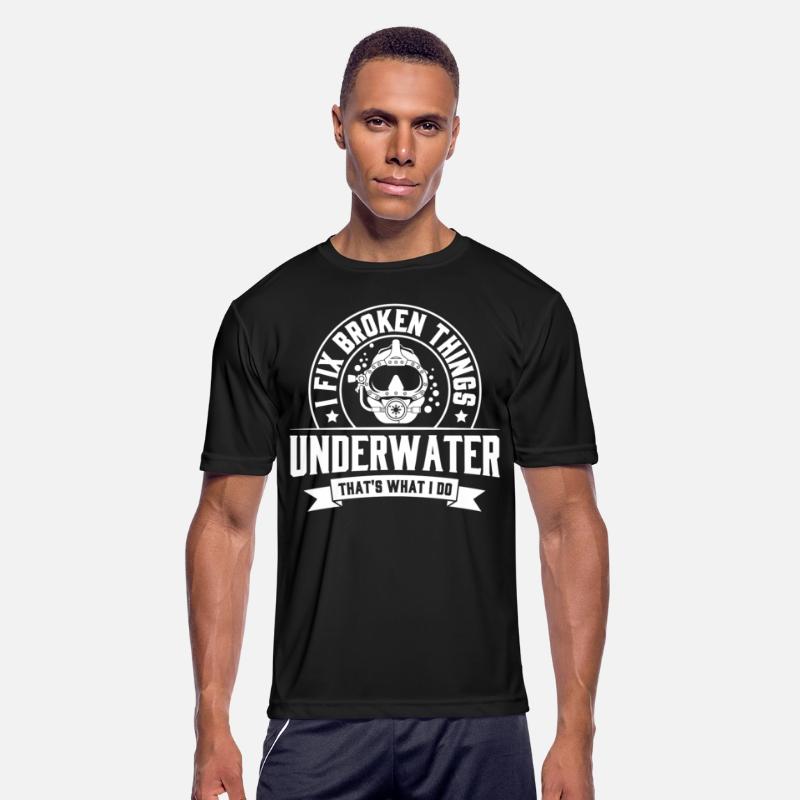 Vintage-Style Print for Scuba Diver