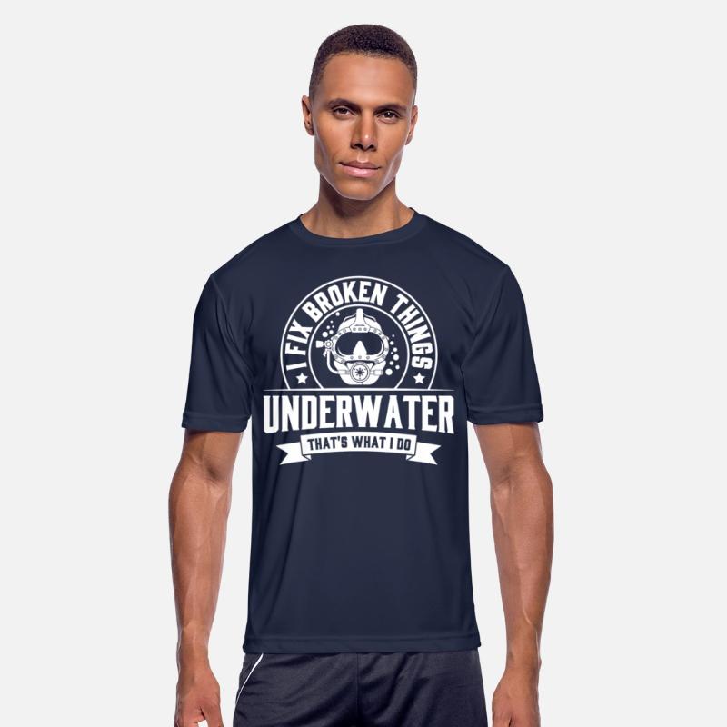 Vintage-Style Print for Scuba Diver
