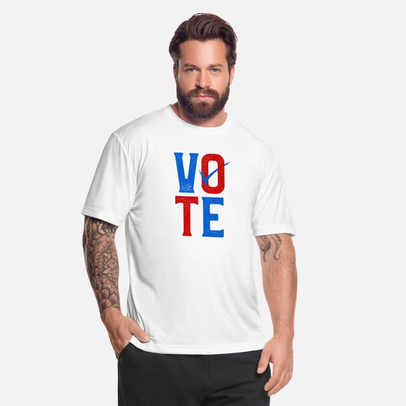 Vote Distressed Red White And Blue
