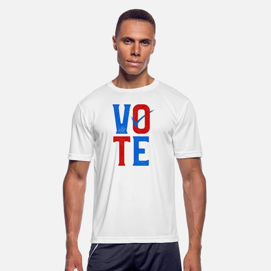 Vote Distressed Red White And Blue