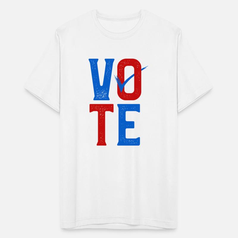 Vote Distressed Red White And Blue