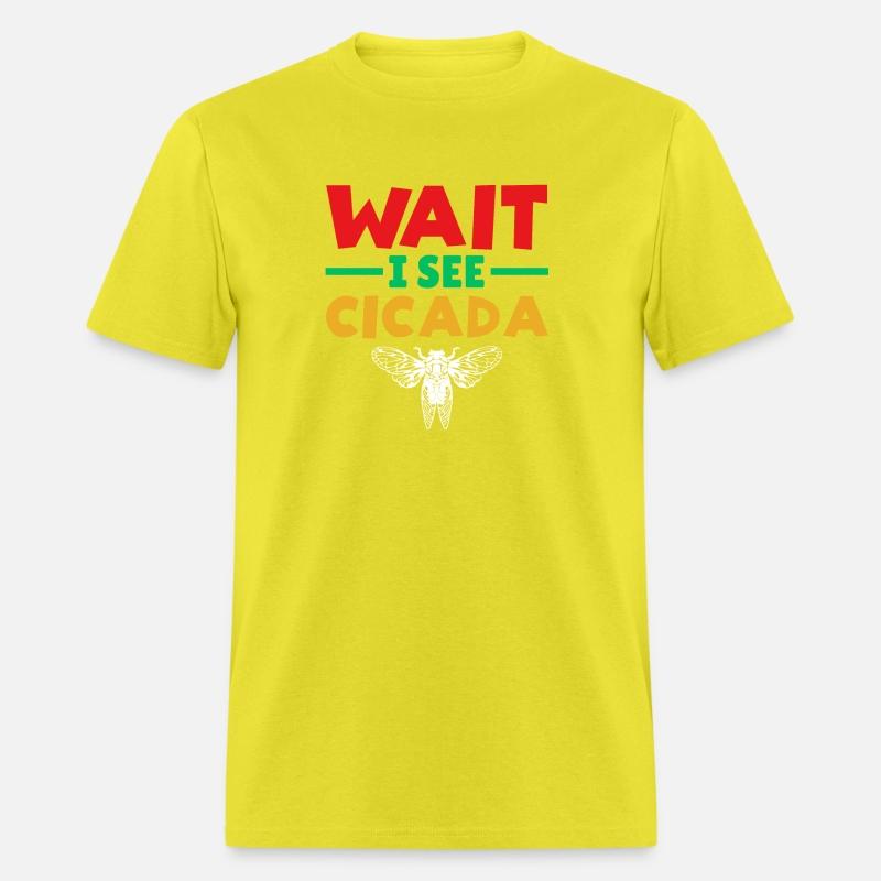 Wait I See Cicada, Funny Colorful Cicada Spring