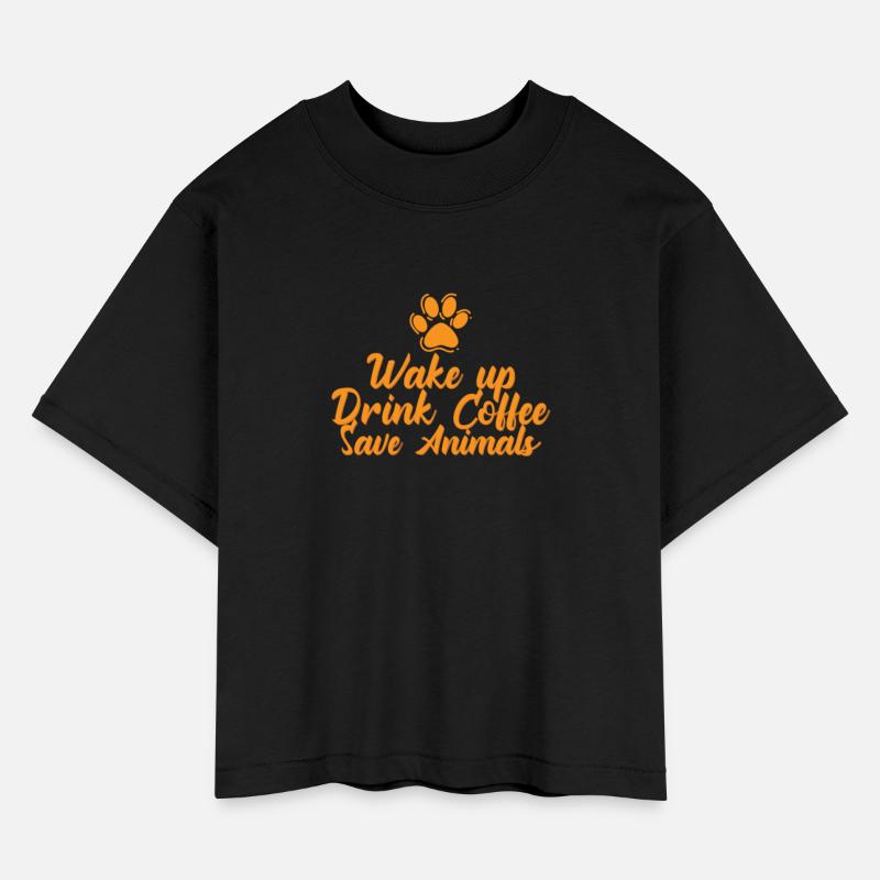 Wake up Drink Coffee Save Animals Vet
