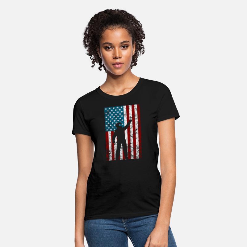 Welding Distressed Patriotic Welder American Flag