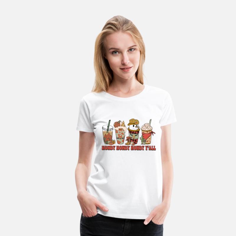 Western Funny Christmas Howdy Y'all funny Snowman