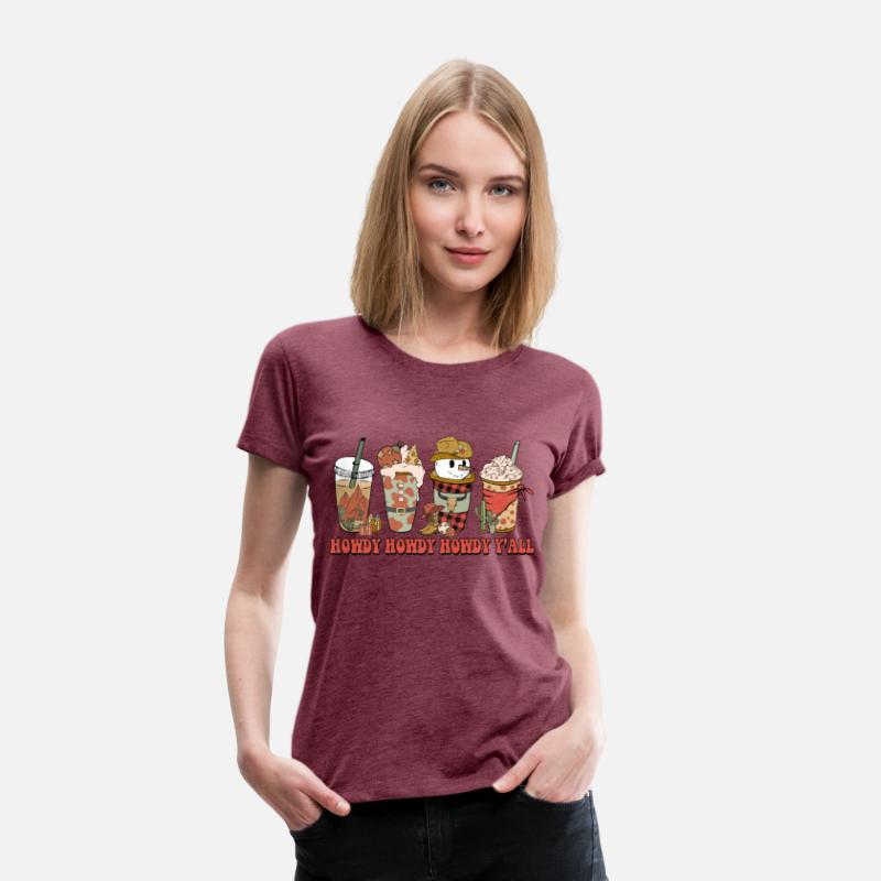 Western Funny Christmas Howdy Y'all funny Snowman