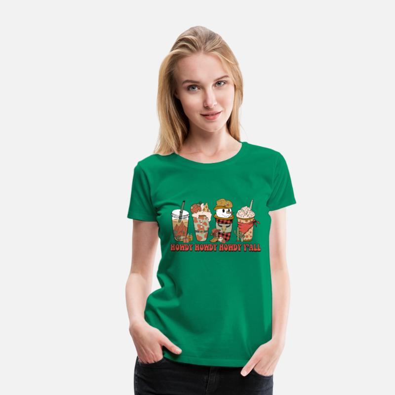 Western Funny Christmas Howdy Y'all funny Snowman