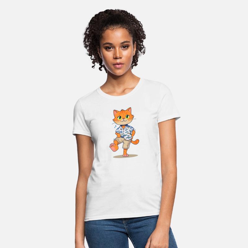 Whimsical Cat in Fishing Attire