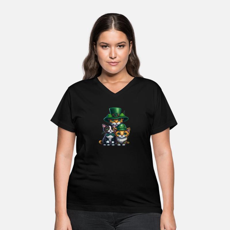 Whimsical Critter Leprechaun Tee: Paws and Clovers