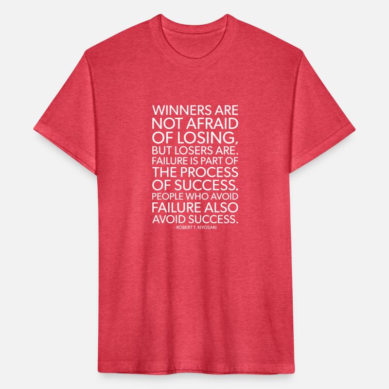 winners are not afraid of losing