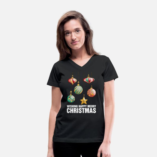 Wishing Happy Merry Christmas Tshirt
