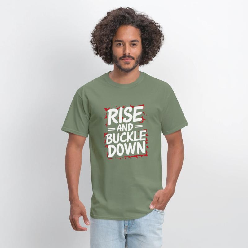 work Motivational Graphic rise and buckle down
