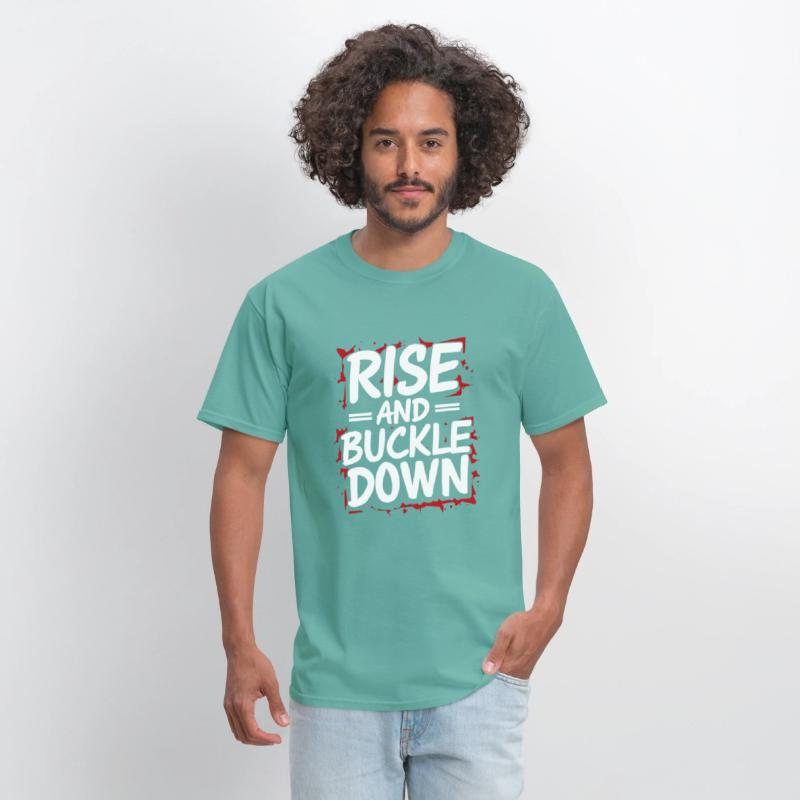 work Motivational Graphic rise and buckle down
