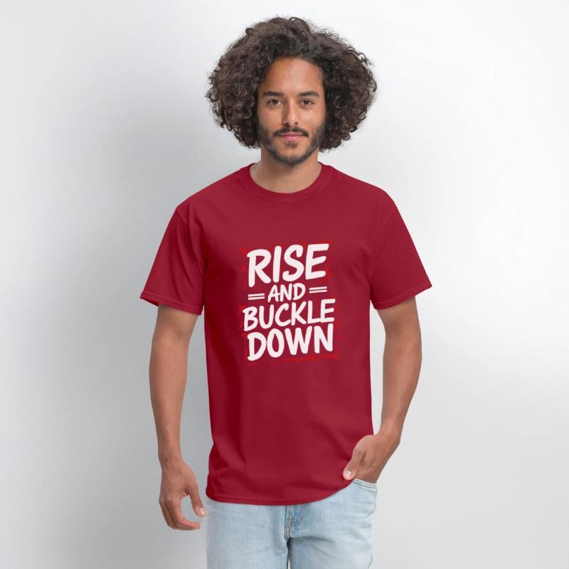 work Motivational Graphic rise and buckle down