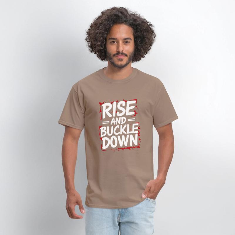 work Motivational Graphic rise and buckle down