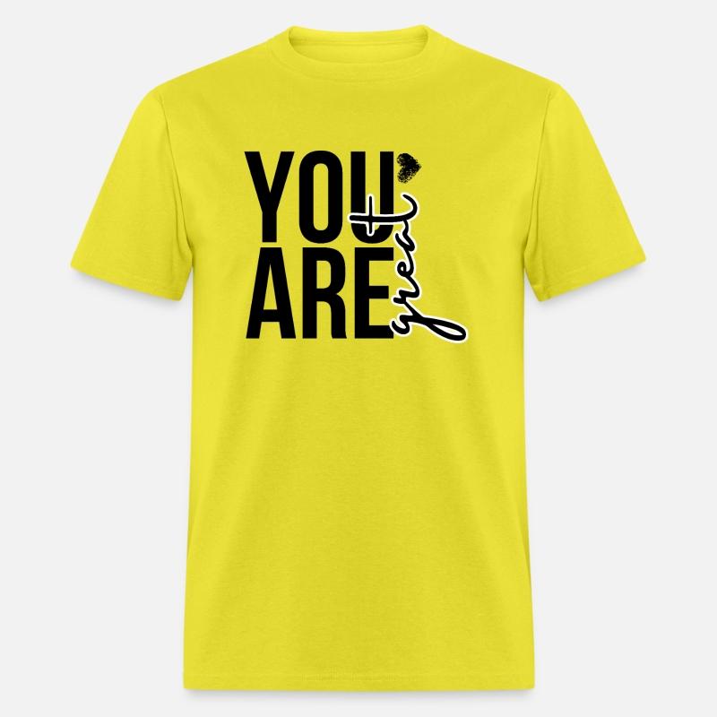 You Are Great t-shirt logo