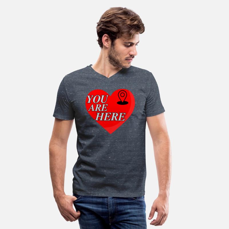 You Are Here Location in Heart Cute Love Relations