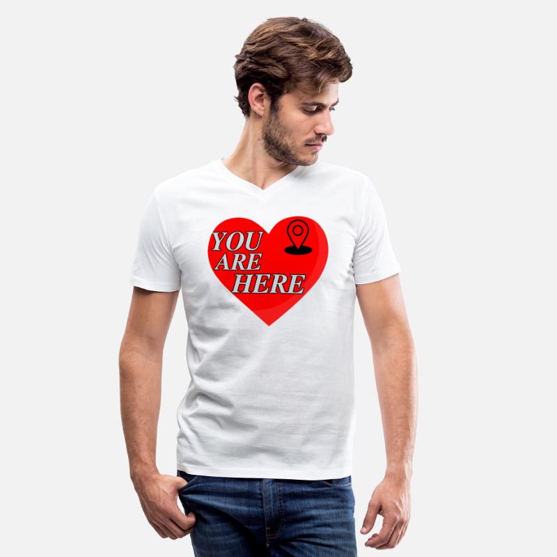 You Are Here Location in Heart Cute Love Relations
