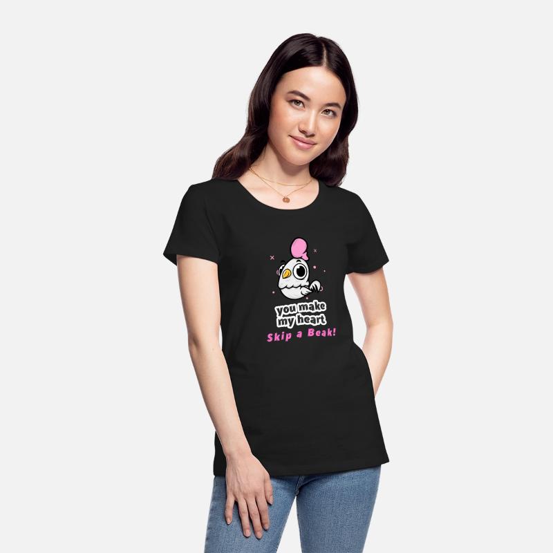 You Make My Heart Skip a Beak! Chicken V Day Shirt