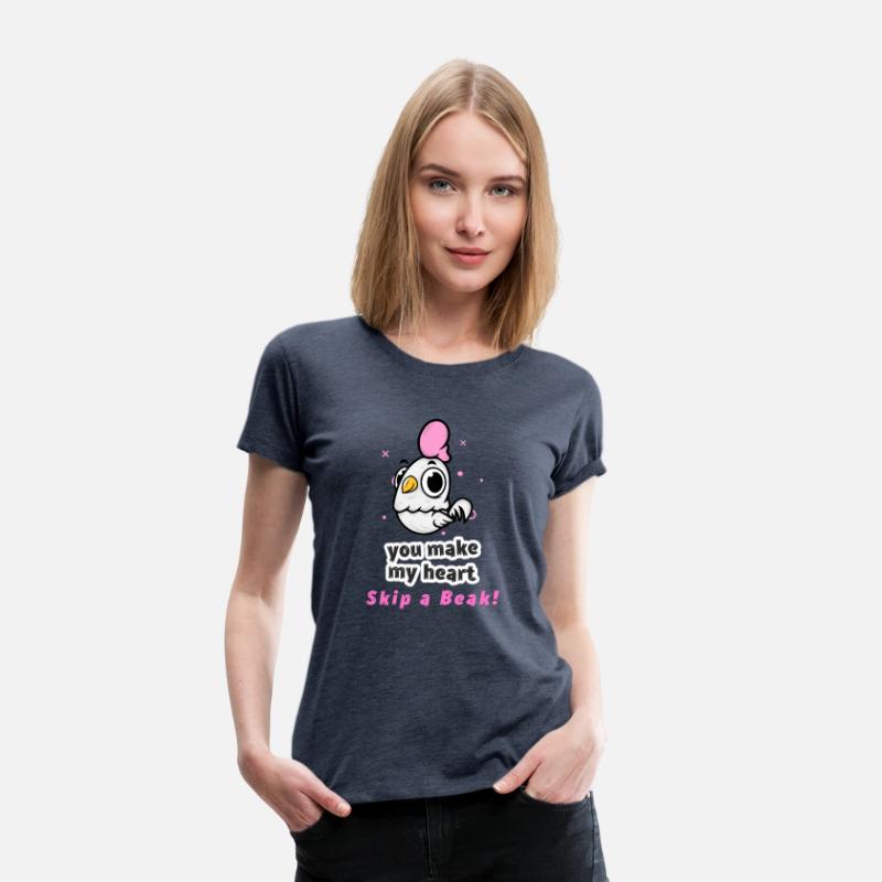 You Make My Heart Skip a Beak! Chicken V Day Shirt