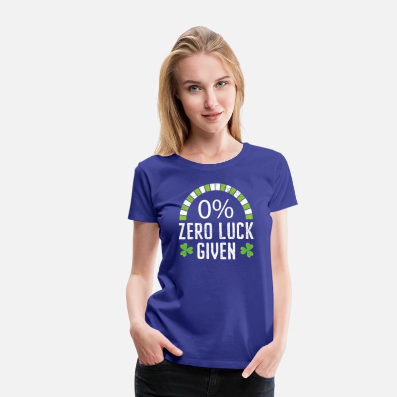 Zero Luck Given St. Patricks Day Irish Shamrock