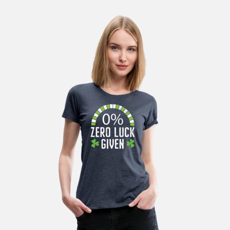 Zero Luck Given St. Patricks Day Irish Shamrock
